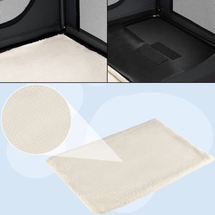 Cadoca Honden & Katten Reisbench XL - 81x56x58cm - Antraciet