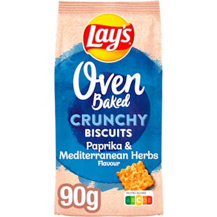 Oven Baked Crunchy Biscuit Paprika & M