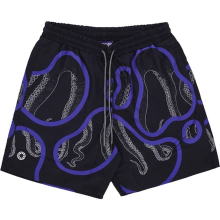 Heren zwemshort gebeitst boardshort zwart