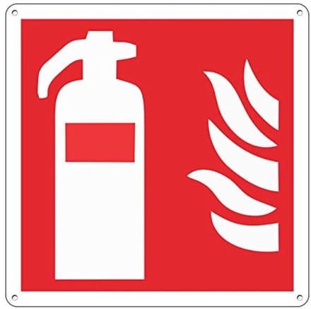 Nood- en veiligheidsbord - Aluminium composiet brandblusser 3mm