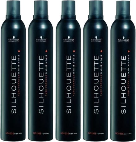 15X Schwarzkopf Silhouette Super Hold Mousse 200ml