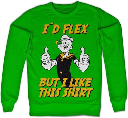 Popeye I'd Flex-sweatshirt Groen