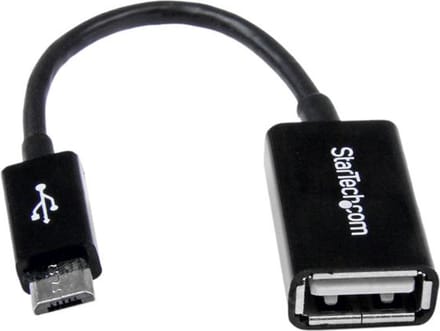 StarTech Micro USB naar USB OTG adapter - M/F - 12 cm USB kabel