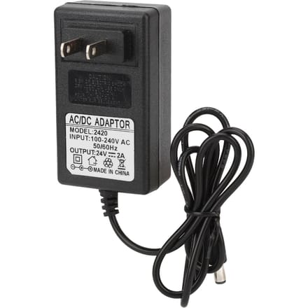 24V 2A Nagelvoedingsadapter 48W Voedingsadapter voor LED Nagellamp US PLUG black