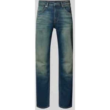 straight fit jeans van katoenmix model 'Cash'
