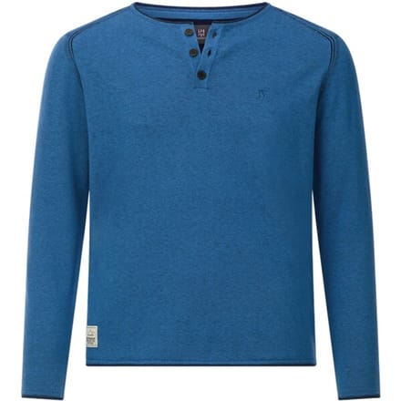 Jan Vanderstorm herren Trui - 80/82 - blauw - Plus Size