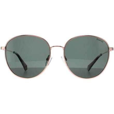 Polaroid Ronde Unisex Goud Koper Groen Gepolariseerd PLD 6215/S/X