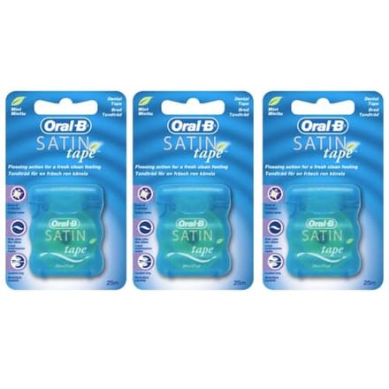 Oral B - Satin Tape Mint - Dental Floss 25 M
