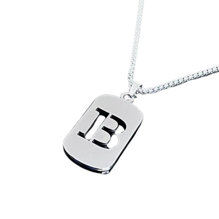 Nivard Ketting - Heren - Staal - Nep zilver - Met Hanger - B