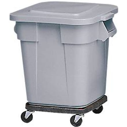 Rubbermaid Brute Dolly Vierkant - Geschikt Voor Brute Container - Zwart