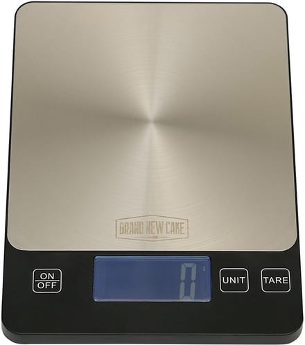 BrandNewCake Keukenweegschaal RVS 5kg / 1gr