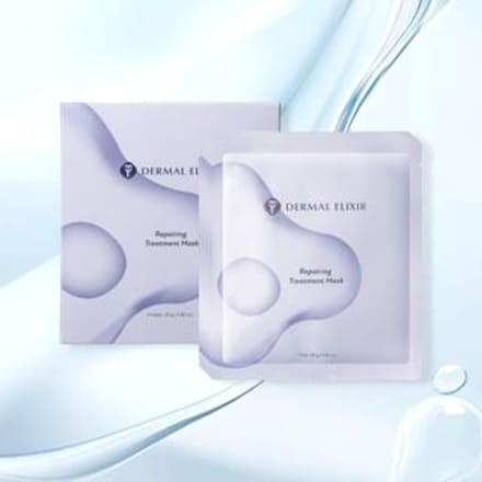 elvis+elvin - [Dermal Elixir]Repairing Treatment Mask Set 25ml x 4 sheets
