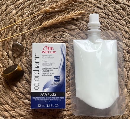 Wella Color Charm Permanent Liquid Haircolour - 7AA + developer - Medium Blonde Intense Ash - Haarverf - Haarkleuring - Medium Blond - Ashblonde - Asblond - Blond