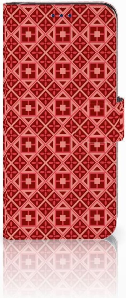 Samsung Galaxy S8 Telefoon Hoesje Batik Rood