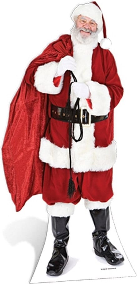 Bellatio Decorations Kerstman - van karton - 180 cm