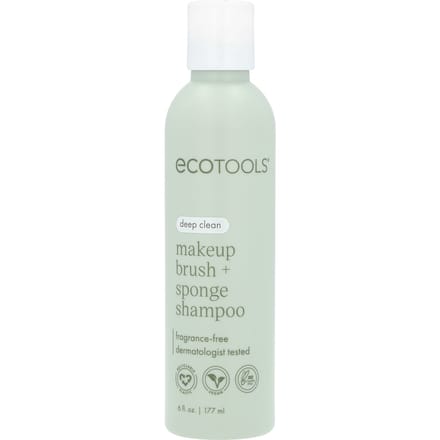 Make-upborstel + Spons Shampoo, Geurvrij, 177ml(6 fl oz) white