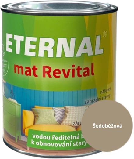 Eternal MAT Revital 0,7 kg, Grijsbeige (RAL1019)