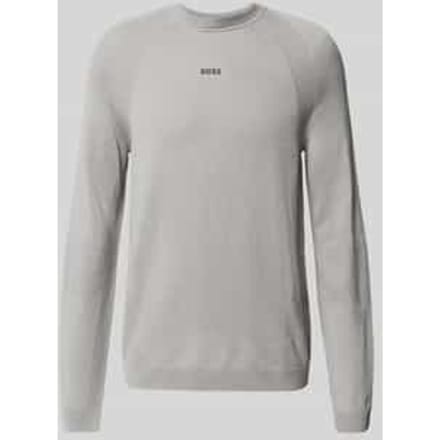 Regular fit gebreide pullover met wol