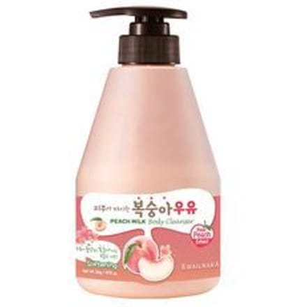 KWAILNARA - Nettoyant corporel Lait de Pêche Gel douche adoucissant à l'extrait de pêche, 560 g
