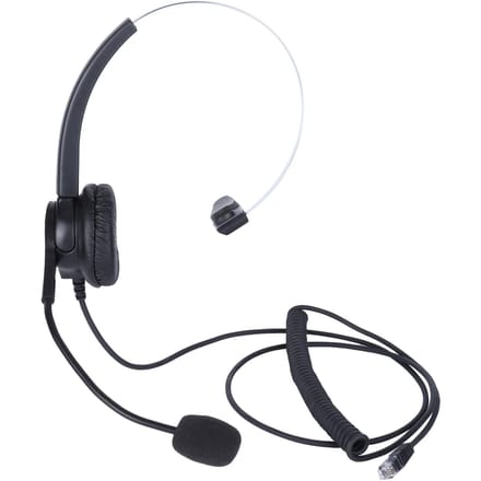 VH500-RJ9 Telefoon Headset Verstelbare Hoofdtelefoon met Ruisonderdrukkende Microfoon