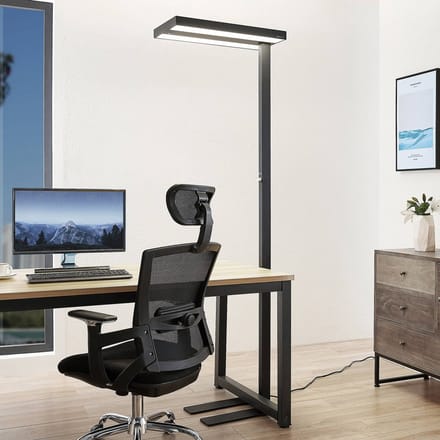 Arcchio LED vloerlamp Logan Pro, zwart, sensor, dimbaar