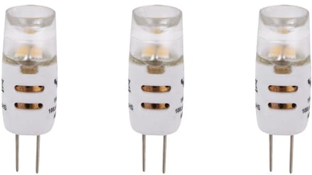 SPL G4 LED Lamp 1W Dimbaar - Warm Wit - 100lm - T10 - 3 Stuks