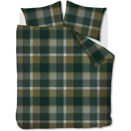Beddinghouse Marnix dekbedovertrek - Lits-Jumeaux - 240x200/220 - Groen