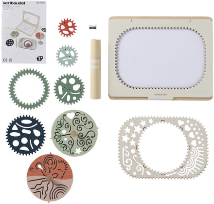 Vertbaudet Creatieve koffer met spiralen en mandala's in FSC®-hout
