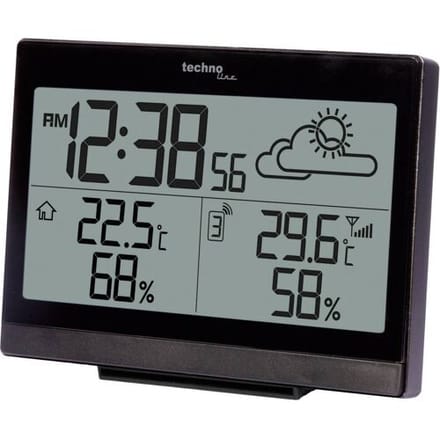 Technoline Weerstation WS 9252 Radiogestuurd Met thermometer en hygrometer 140 x 100 x 47mm