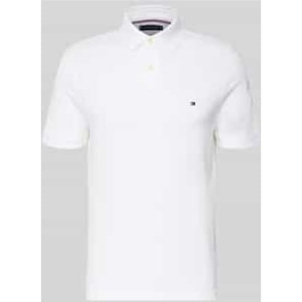 Slim fit poloshirt van piqué