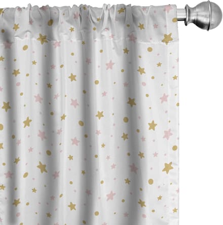 ABAKUHAUS Kinder Gordijnen – 2x75x225 cm – Microvezel – Licht Koffie