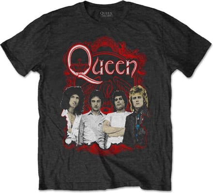 Queen - Ornate Crest Photo Heren T-shirt - 2XL - Zwart