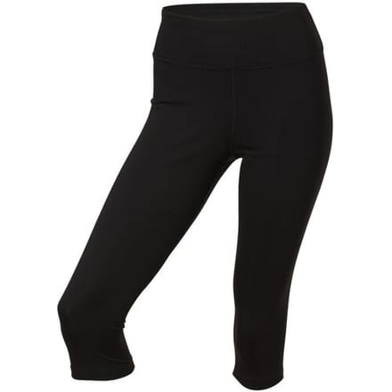 CRIVIT Dames capri sportlegging (Zwart, M (40/42))