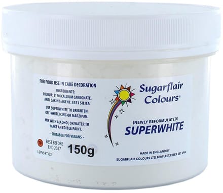 Sugarflair - Superwhite Icing - Whitener - 150g