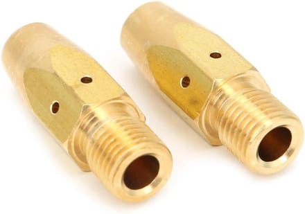 Contacttip Adapter - MIG Adapter - Lassen Reparatie - Messing Constructie - 5 Stuks - Goudkleurig