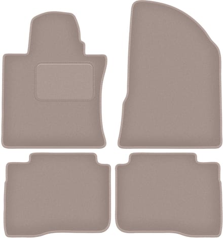 Beige veloursmatten voor: SsangYong Korrando IV SUV (2019-)