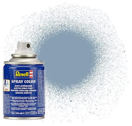 Revell Hobbyverf Acrylverf - #374 Grey - Satin - Acryl Spray - Verf spuitbus - 100 ml