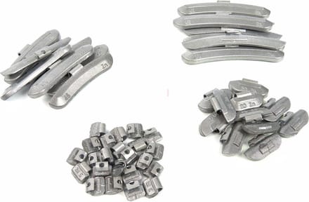 HBM 50 Delig 12 x 5 Gram Balanceer Plakgewicht, Wielgewicht