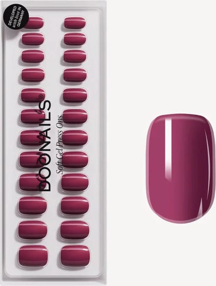 Doonails - Soft Gel Press Ons - Bubblegum Short Square