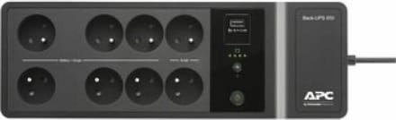 APC Back-UPS BE650G2-FR - Noodstroomvoeding 8x penaarde stopcontact (België), 650VA, 1 USB oplader, 1 USB datapoort