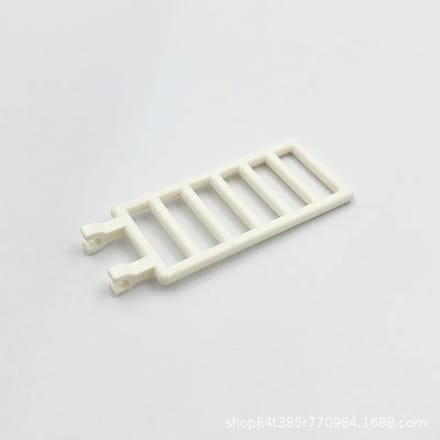 10 pièces Escaliers Compatibles avec 6020 Garde-corps de Construction de Clôture Briques de Construction Assemblées ENFANTS Briques MOC Composants de Rechange jouet blanc