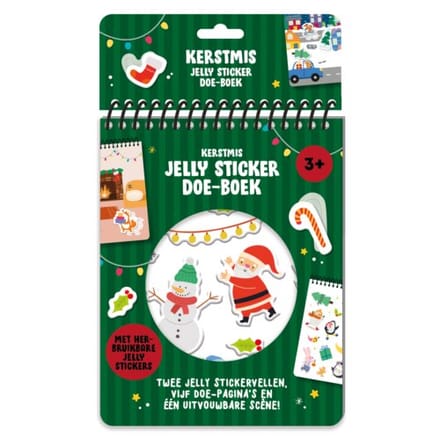 Kerstmis Jelly Stickerboek Doeboek - Interstat