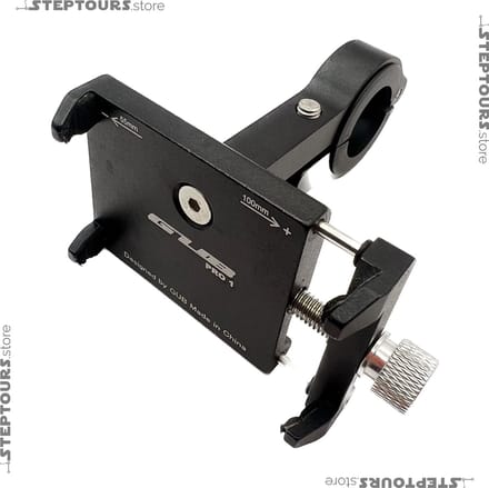 Smartphone houder voor e-step, past op NINEBOT-SEGWAY MAX G30 (als andere e-steps mogelijk) (GUB) by Step Tours