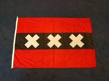 Amsterdamse vlag Amsterdam 200 x 300cm