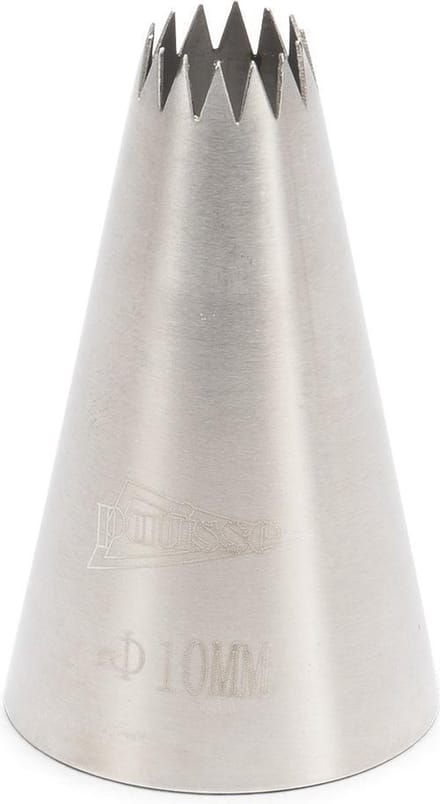 Patisse Spuitmondje Kroon 6 Mm Rvs Zilver