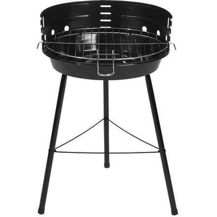 GRILLMEISTER Houtskool barbecue Ø 35 cm - compacte ronde BBQ