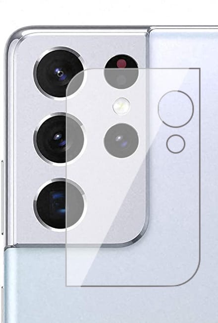 Camera Lens Screenprotector geschikt voor Samsung S21 Ultra - Glas