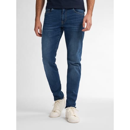 Petrol Industries - Heren Seaham Future Proof Slim Fit Jeans  - Blauw