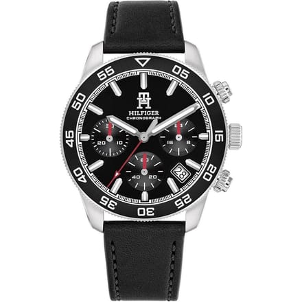 Tommy Hilfiger 1792162 Heren RVS Kwarts Horloge black