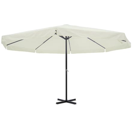 vidaXL - Parasol - Samos - 500 - cm - aluminium - wit